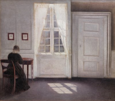 次の芸術家によるアート作品： Vilhelm Hammershøi